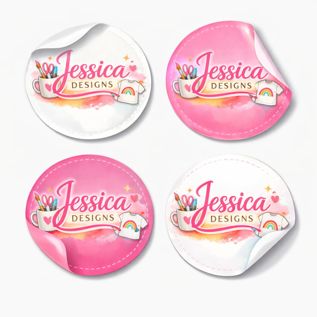 Pegatinas redondas (50 unidades)