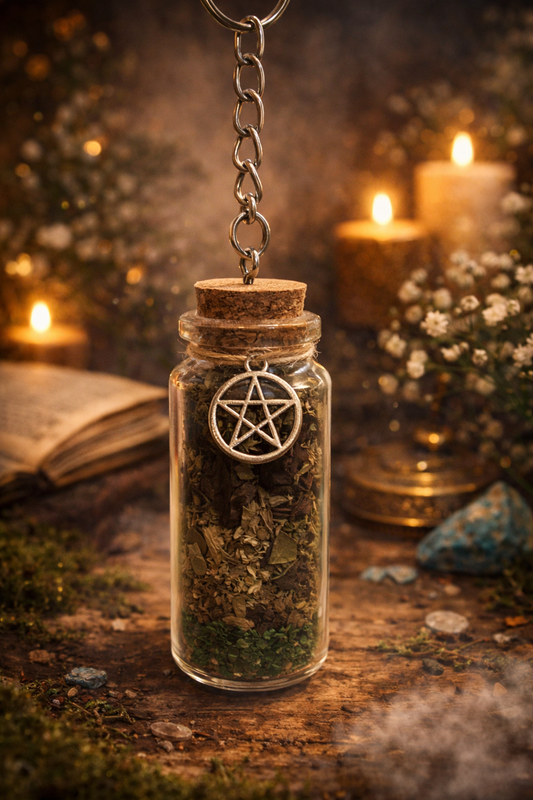 Handcrafted Ritualised Keyrings to Ward Off Negative Energies and Protect Against the Evil Eye 🪬