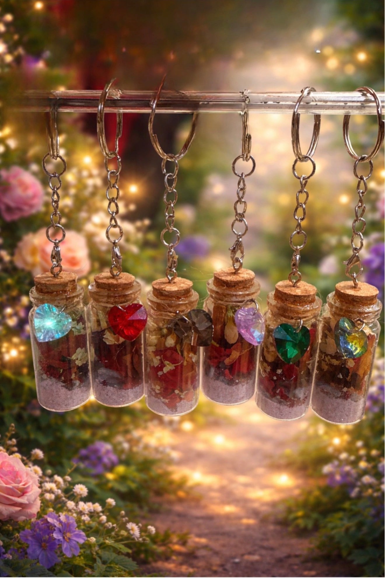 Handcrafted Ritualised Keyrings for Love ♥️