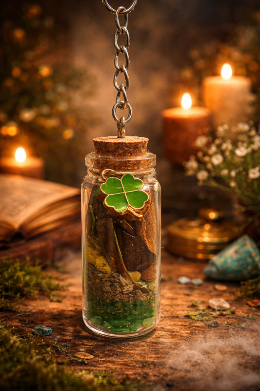 Handcrafted Ritualised Keyrings to Attract Good Luck 🍀